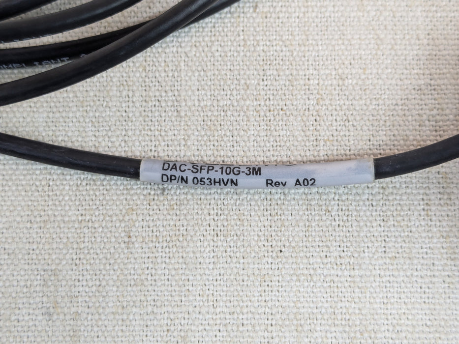 Dell 53HVN 3M Twinax Copper Cable DAC-SFP-10G-3M DAC