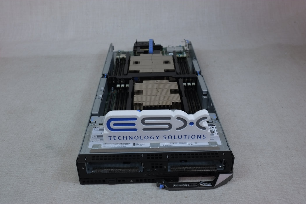 Dell PowerEdge FC640 Blade Server 2x 28C Platinum 8276 2.2GHz 512GB 2x 480GB SSD