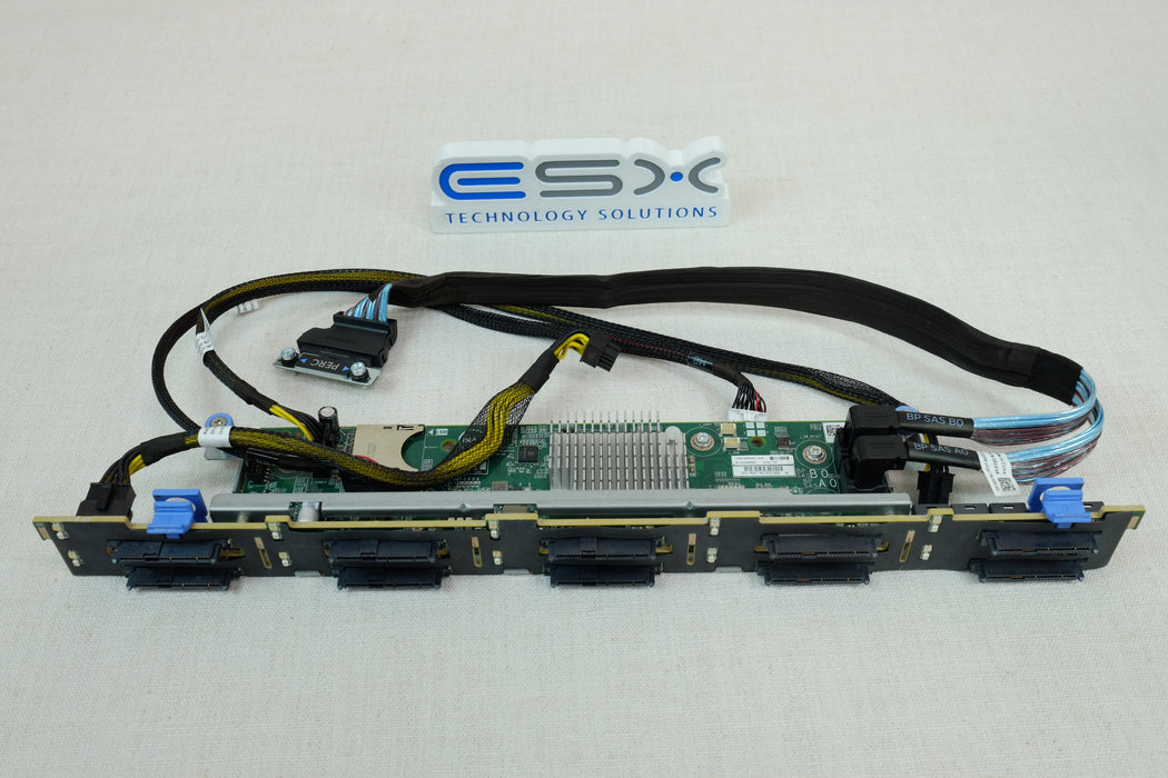 Dell 22VC9 PowerEdge R630 10x 2.5” Expander Board / Backplane Assembly w/ Cables