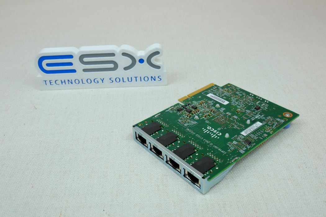 Cisco UCSC-MLOM-IRJ45 Intel i350 Quad Port 1GbE Ethernet Adapter C220 M4 M5