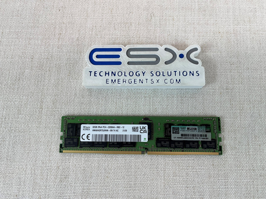 HPE P11444-091 - 32GB 2Rx4 PC4-3200AA Smart Memory P06033-B21