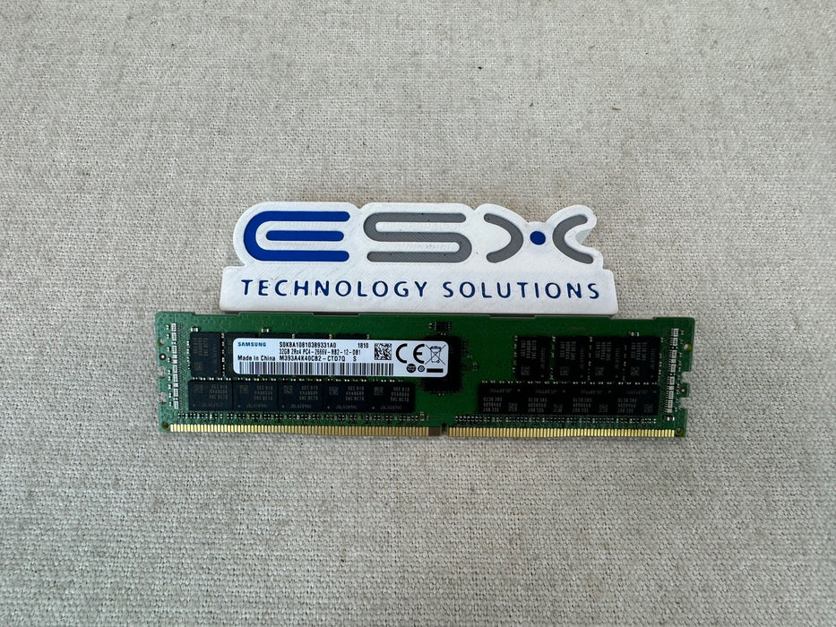 Samsung M393A4K40CB2-CTD7Q 32GB 2Rx4 PC4-2666V DDR4 ECC Server Memory DIMM