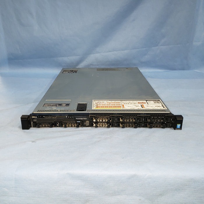 Dell PowerEdge R630 2x 12Core E5-2680v3 @ 2.5GHz, 128GB RAM, H730, 4x GbE, iDRAC