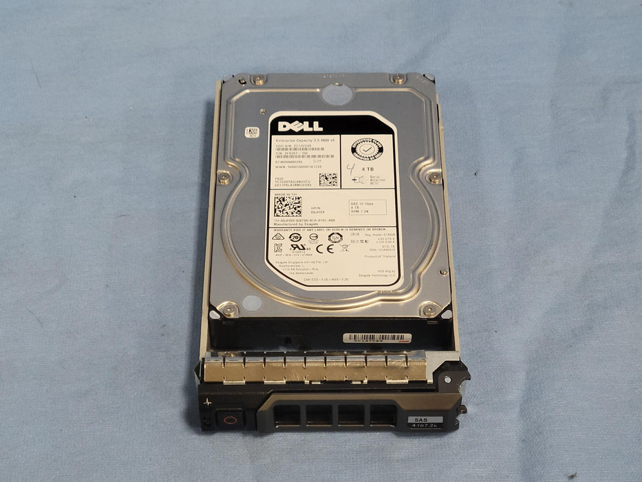 Dell 5JH5X 4TB 7.2k 12Gb/s 3.5” SAS Hard Drive Seagate ST4000NM0295