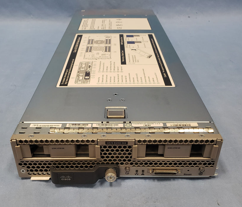 Cisco UCS B200 M4 Blade Server 2x 10 Core E5-2660v3 2.6GHz 20Core 384GB VIC 1340