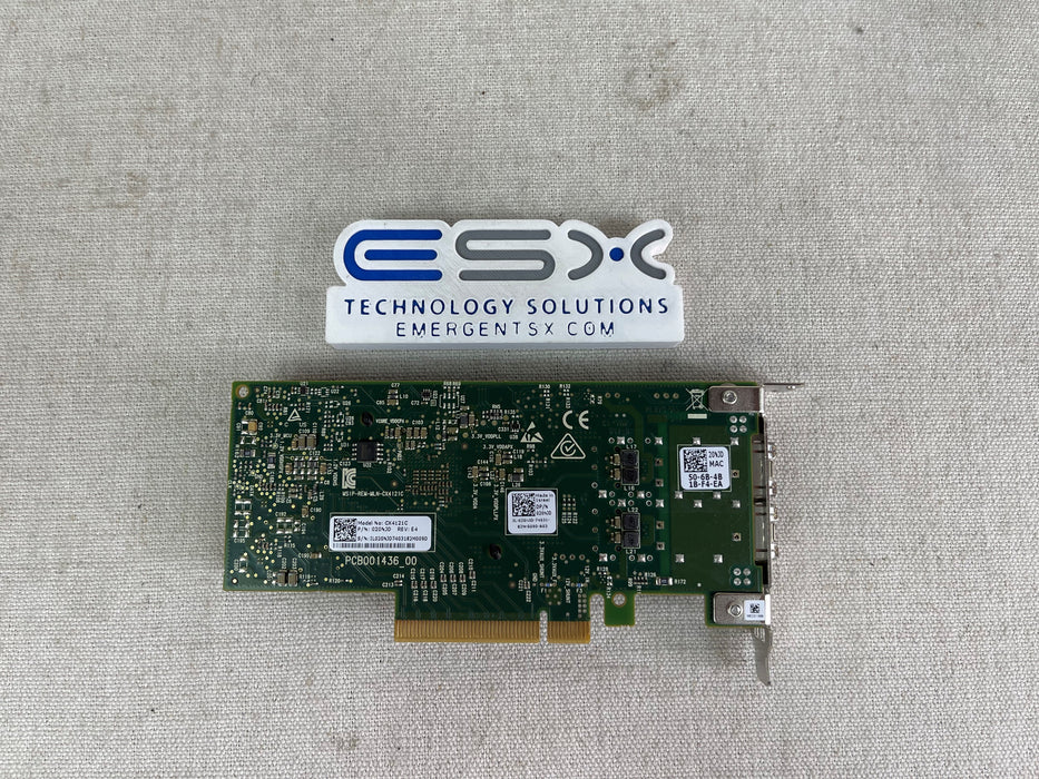 Dell 20NJD Mellanox CX4121C Dual Port 25GB SFP28 Network Adapter Low Profile