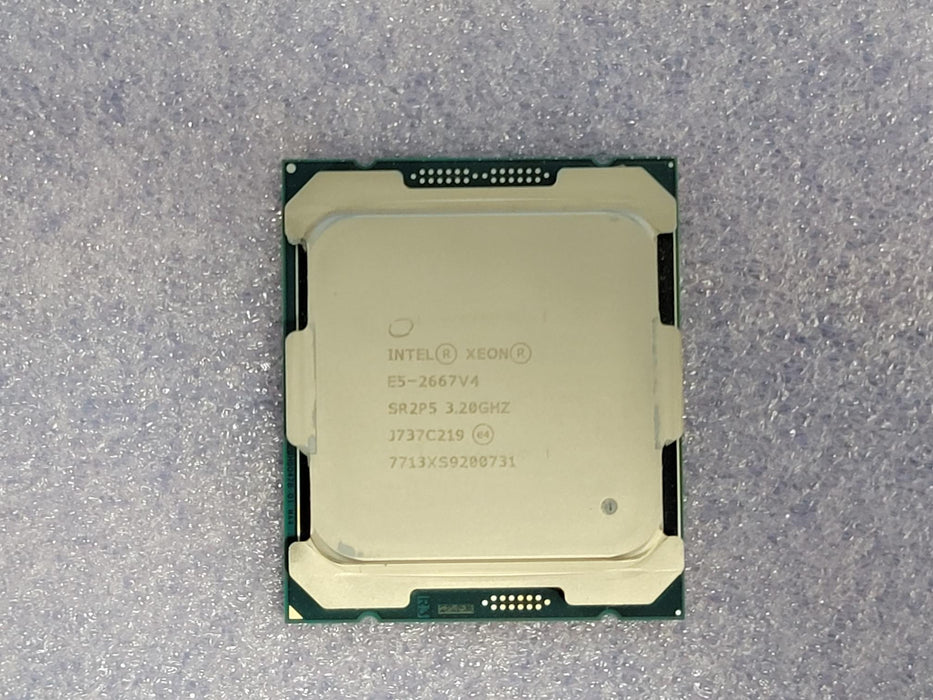 Intel Xeon 8 Core E5-2667v4 @ 3.2GHz 25MB 135W Processor SR2P5 CPU