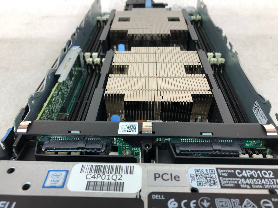 Dell PowerEdge M640 Blade Server - 2x 4C Gold 5222 3.8GHz, 256GB, 2x 480GB SSD