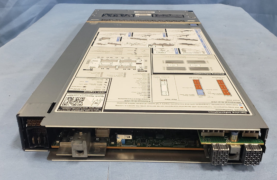 Dell MX740c Barebones CTO Blade Server- 2x Heatsink, H730p, QLogic 41232 10G