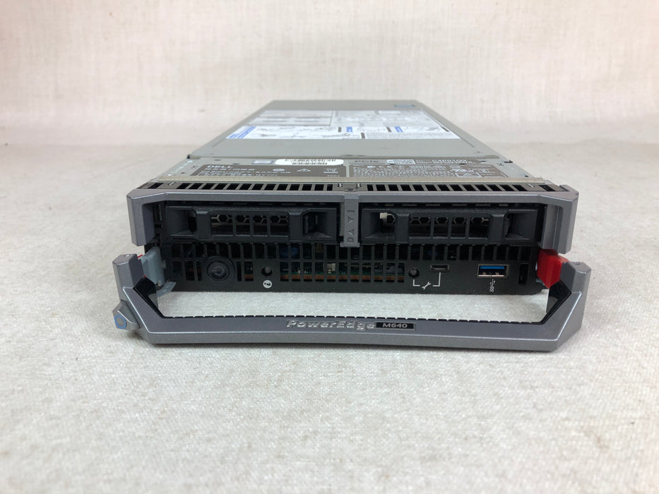 Dell PowerEdge M640 Blade Server 2x 28C Platinum 8276 2.2GHz 512GB, 2x 480GB SSD