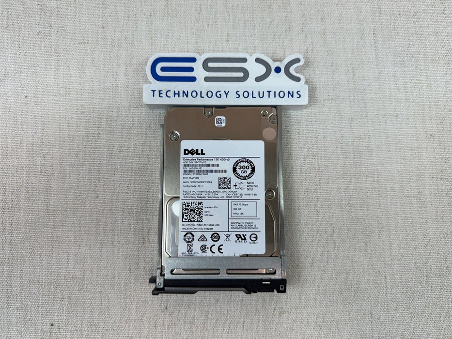 Dell 7FJW4 300GB 15k 12Gb/s 2.5" SAS Hard Drive Seagate ST300MP0005