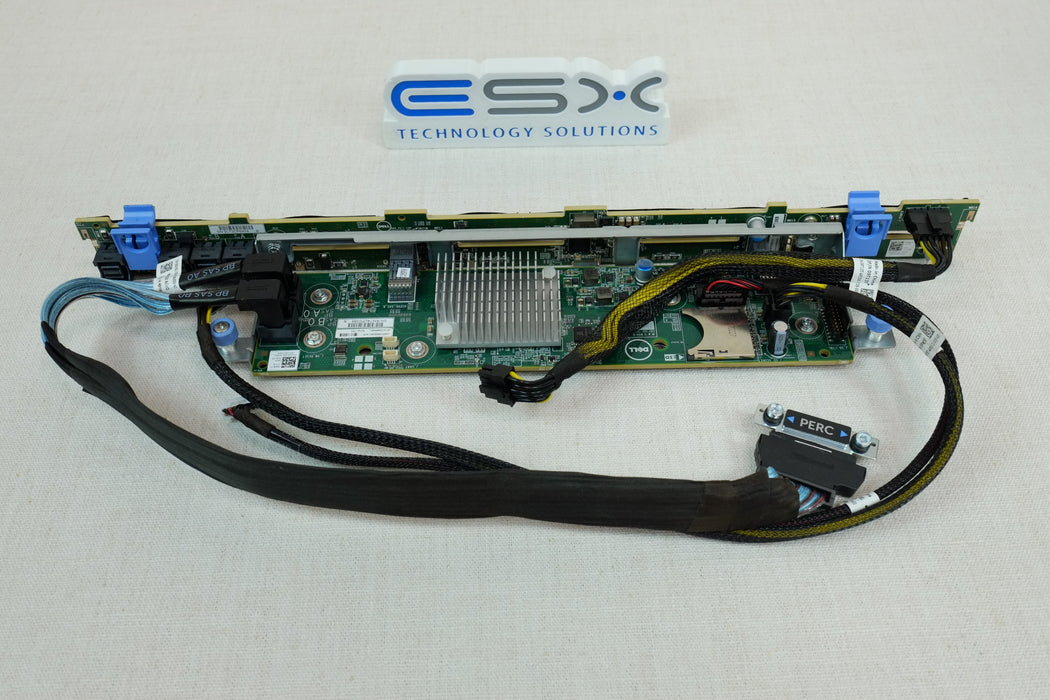 Dell 22VC9 PowerEdge R630 10x 2.5” Expander Board / Backplane Assembly w/ Cables