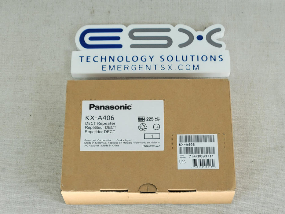 In Factory Box - Panasonic Wireless Repeater with AC Adapter - KX-A406