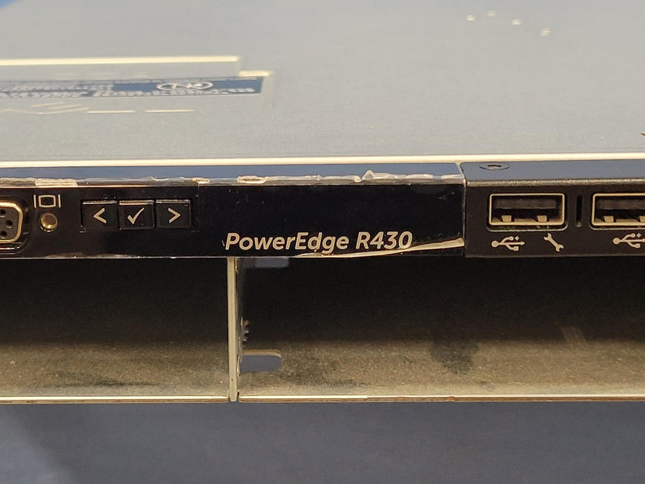 Dell PowerEdge R430 1U LFF Server 2x Intel 6 Core E5-2620v3 2.4GHz 256GB H730