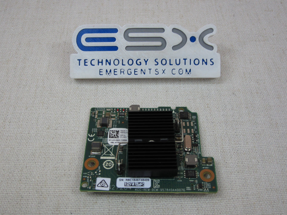 Dell XV66X Broadcom 57840S Quad Port 10GbE Blade Network Daughter Card