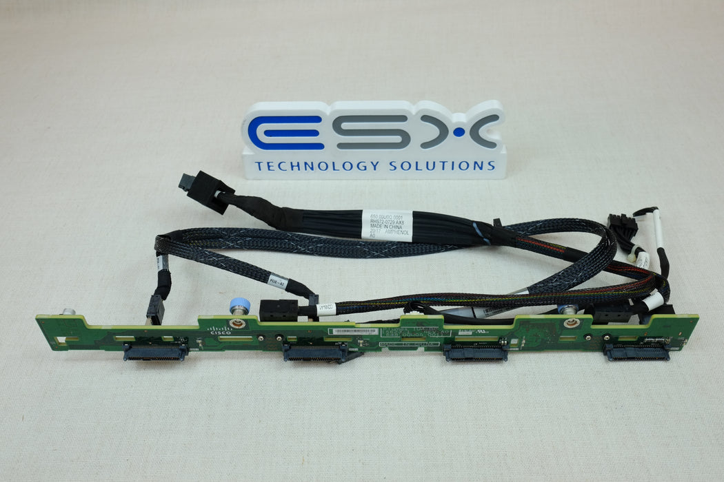 Cisco 1U4-BP 4x 3.5” LFF Backplane Assembly with Cables for UCSC-C220-M5L Server