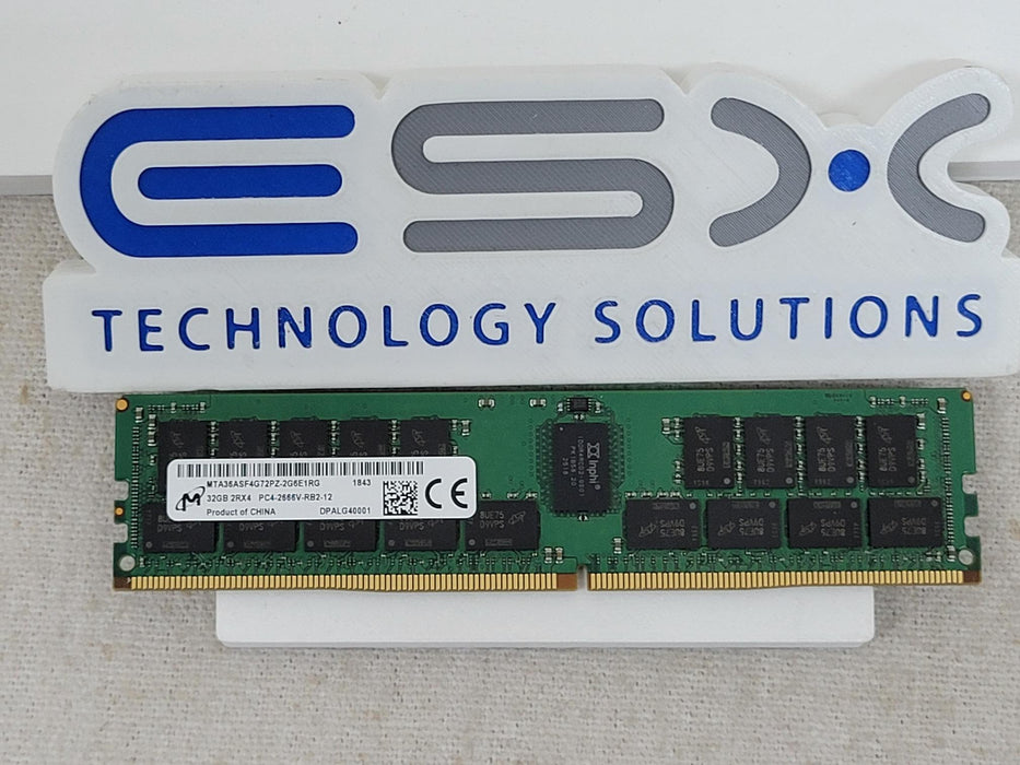 Micron MTA36ASF4G72PZ-2G6E1 32GB 2Rx4 PC4-2666V DDR4 ECC Server Memory DIMM