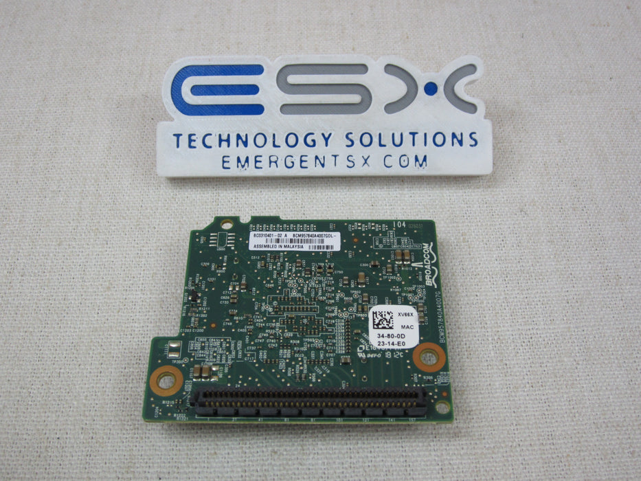 Dell XV66X Broadcom 57840S Quad Port 10GbE Blade Network Daughter Card