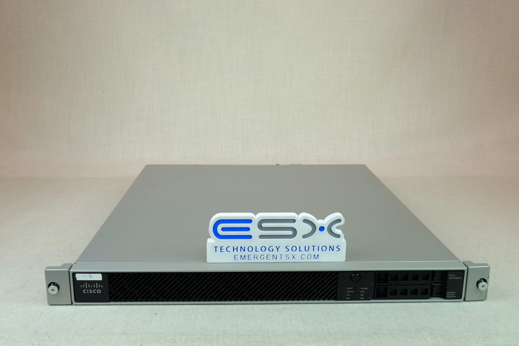 Cisco ASA 5555-X Adaptive Security Appliance 8 Port GE 1x PSU 500 VLAN VPN Prem