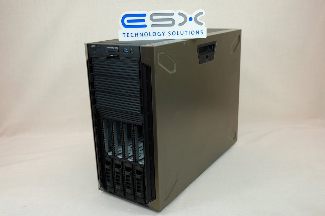 Dell PowerEdge T340 8x 3.5” CTO Tower Server – 1x Heatsink, Onboard RAID, 2x PSU